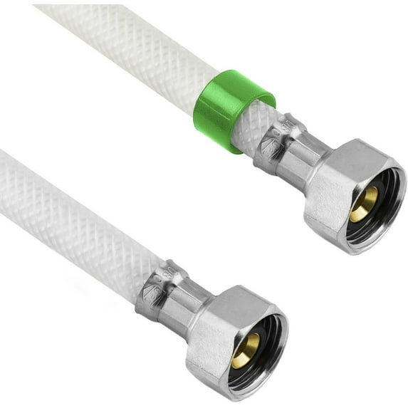 Faucet Connector, Flexible Poly, 1/2 x 1/2 x 16-In.
