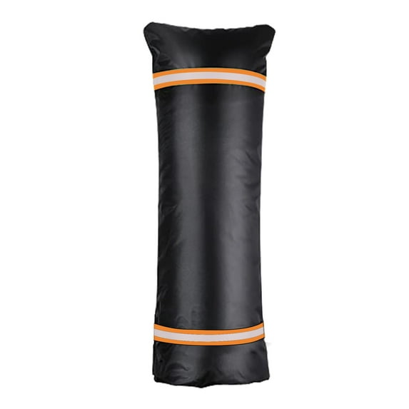 Faucet Cover Outdoor Freeze Protection 20x51cm Reflective Insulated Spigot Cover for Winter Reusable Frost Protection for Outdoor Faucets Black