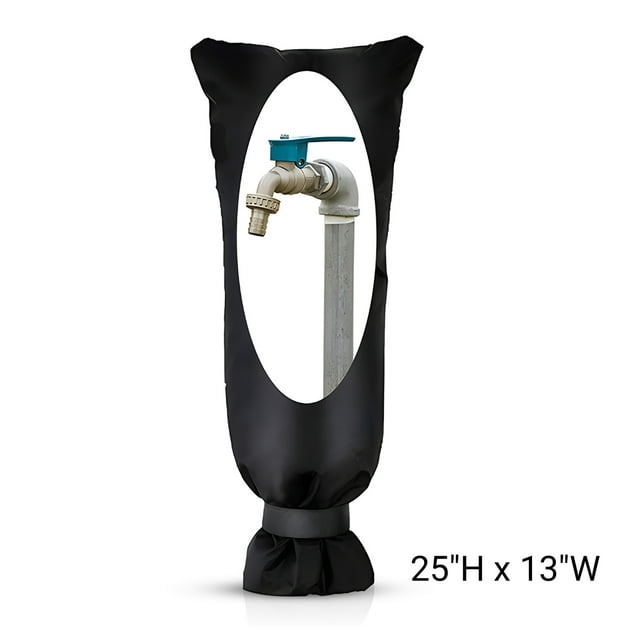 Faucet Cover for Winter Outdoor Faucet Cover Socks13"W x 25"H for Pipe