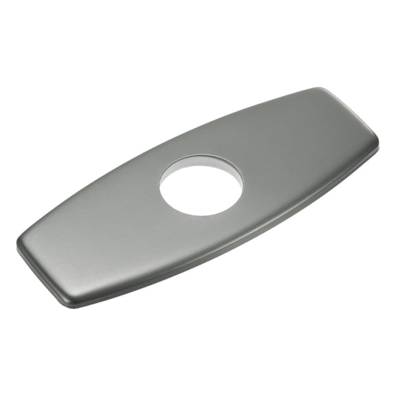 Faucet Deck Plate, 6 Inch 304 Stainless Steel Escutcheon Faucet Plate [Gray]