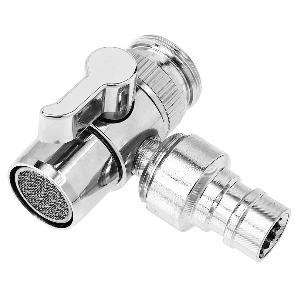 Faucet Diverter Washer Hose Tap Valve Adapter Portable Dishwasher Water Pipe Switching All