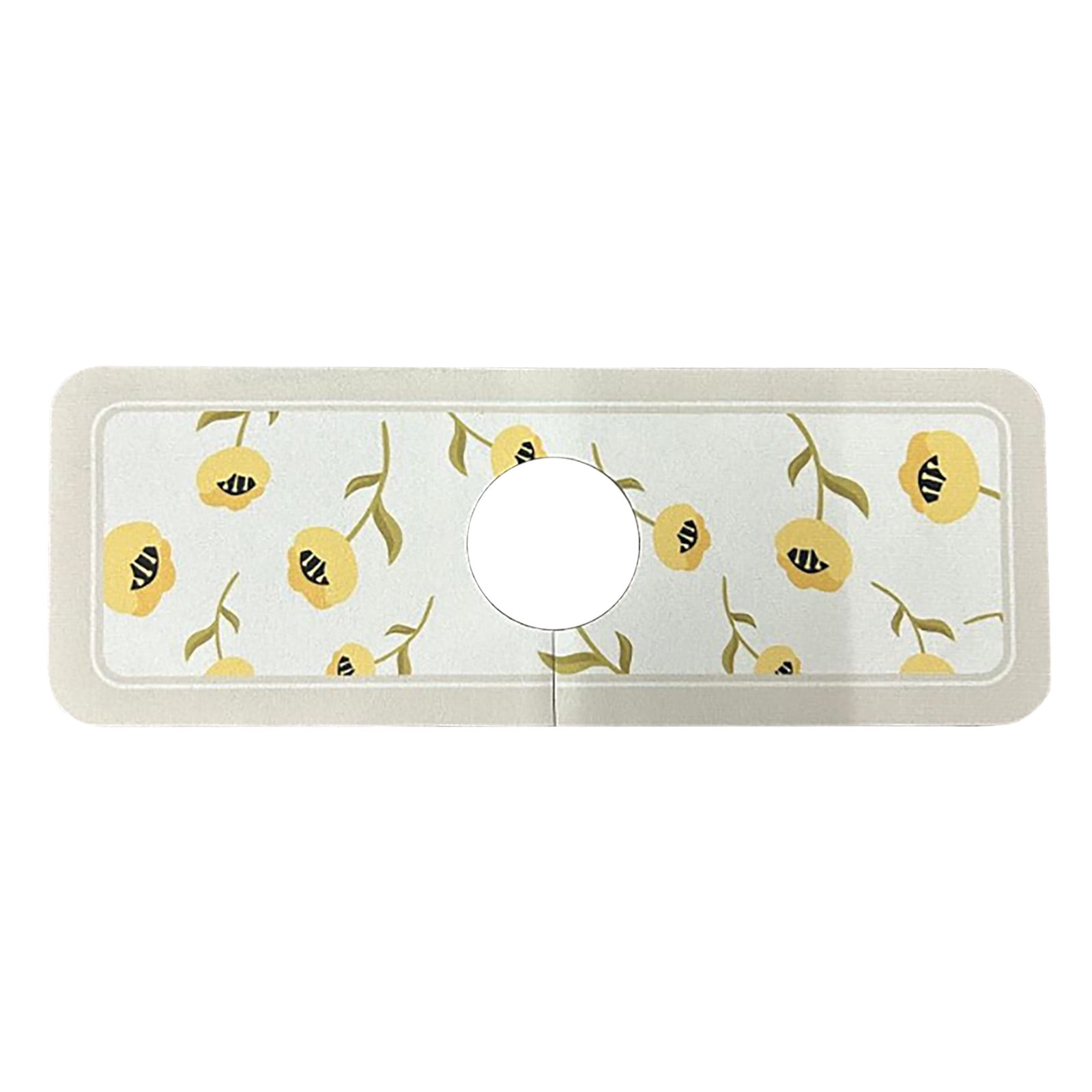 Faucet Draining Mat Self Absorbent Draining Mat For Kitchen Counter Mud