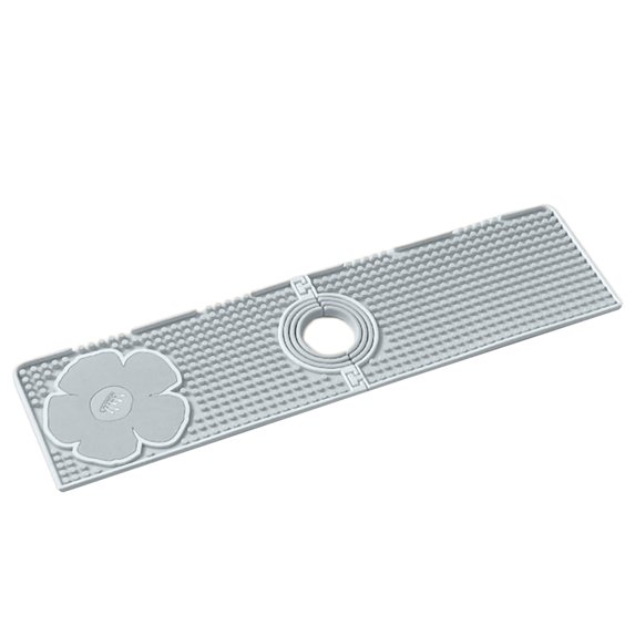 Faucet Draining Pad, Anti Splash Countertop Protection Mat, Double Sided Drain Design Sink Draining Accessories for Farmhouse, Bathroom, Kitchen, RV