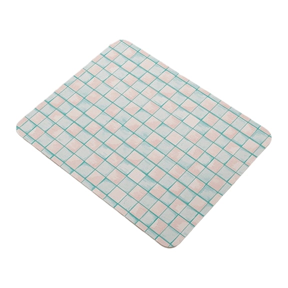 Faucet Drip Mat, Water-Absorbing Sink Splash Pad for Bathroom Vanity, Quick-Dry Mildew Resistant Counter Protector, Blue