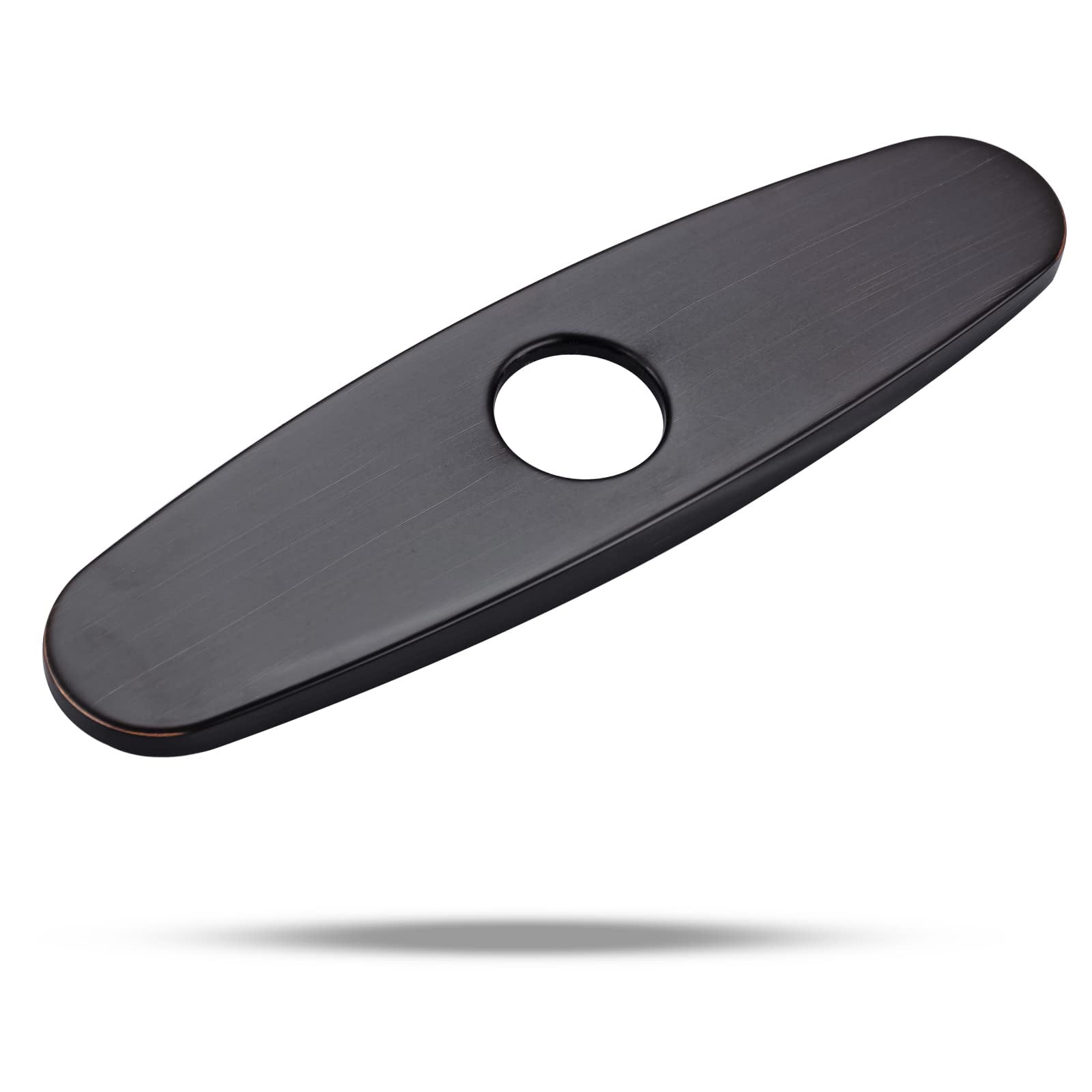 Matte Black Stainless Steel 10 Inch Faucet Hole Cover Plate
