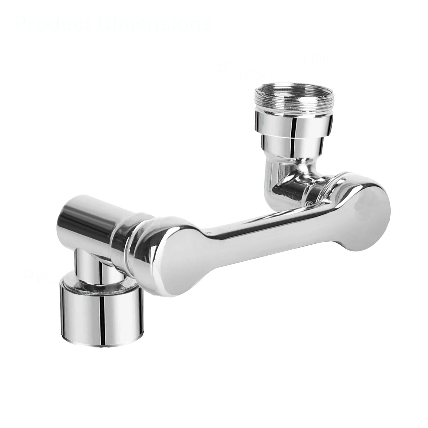 Faucet Extender 1080° Rotatable Tap Aerator with 2 Water Modes
