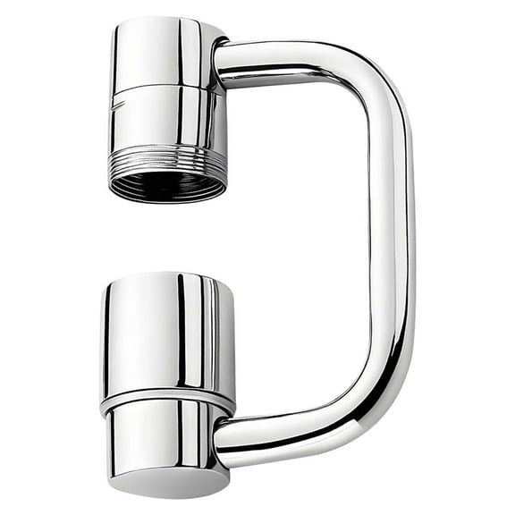 Faucet Extender - Qyaukm Rotatable Faucet Extender, 2-In-1 Multifunctional Swivel Spout with Anti-Splash Design for Bathroom and Kitchen Sink