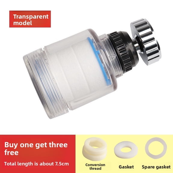 Faucet Extender with 360 °     Swivel, 2 Spray Modes, Splash-Free Aerator, Water-Saving, High Pressure, Universal Adapter Included