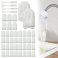 thumbnail image 1 of Faucet Filter Cotton Bag,Universal Faucet Filter Bag With Sediment Barrier, Disposable Sink Faucet Filter Bags for Sand, Sediment, Rust, Scale And Impurities 40 Filter Bags With 4 Cable Ties, 1 of 9
