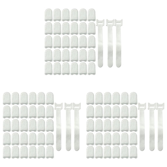 Faucet Filter Pouch,Portable Cotton Fine Fiber Purifier,Universal Faucet Filter Bag, Reusable Sink Filter Bag,Splash Guard and Debris Capture,for Removes Rust and Various Impurities(90pc)