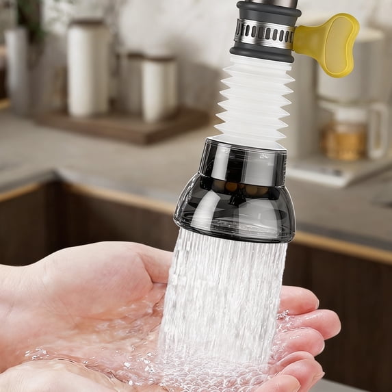 Faucet Filter Set, Water Faucet Extenders 360 Rotating, Adjustable Water Purifier for Sink, Easy to Install and Store, Reduce Water Waste, Good for Kitchen and Bathroom
