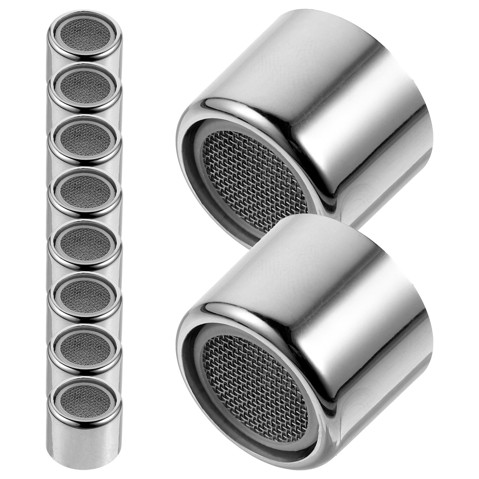 Faucet Flow Restrictor Bathroom Aerator 10 Pcs Filters Spout Strainer Water Tap Aerators