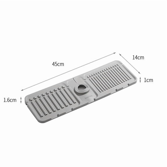 Faucet Guard Draining Mat, Multifunctional Sink Drainage Pad, Fast Absorption and Quick Drying, Ideal for Kitchen, Bathroom, Laundry, Versatile for Home Chefs and Cleaners