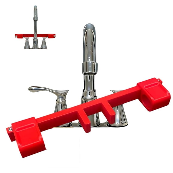 Faucet Handle Lock for Kitchen and Bathroom Sink, Kid Safety Device to Help Reduce Accidental Turning, Secure Faucet Lock for Home Use