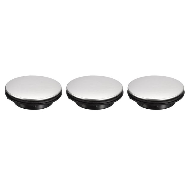 Faucet Hole Cover Brushed Stainless Steel, Sink Tap Hole Cover, 3 Packs