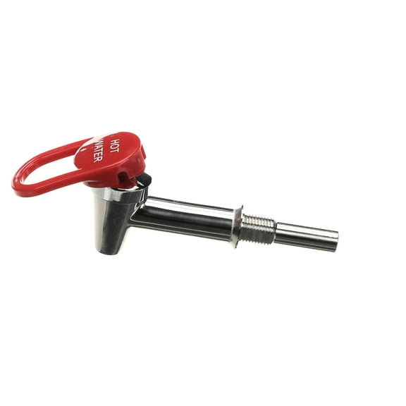 Wilbur Curtis Faucet, Hot Water Long Shank WC-1809-104 - Genuine OEM Replacement Part