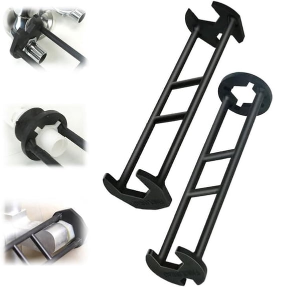 Faucet Installation Wrench Set for Sink and Pipe Maintenance, Multifunctional Alloy Steel Tool with 360 Degree Rotating Head, Ideal for Kitchen and Bathroom Plumbing Repair