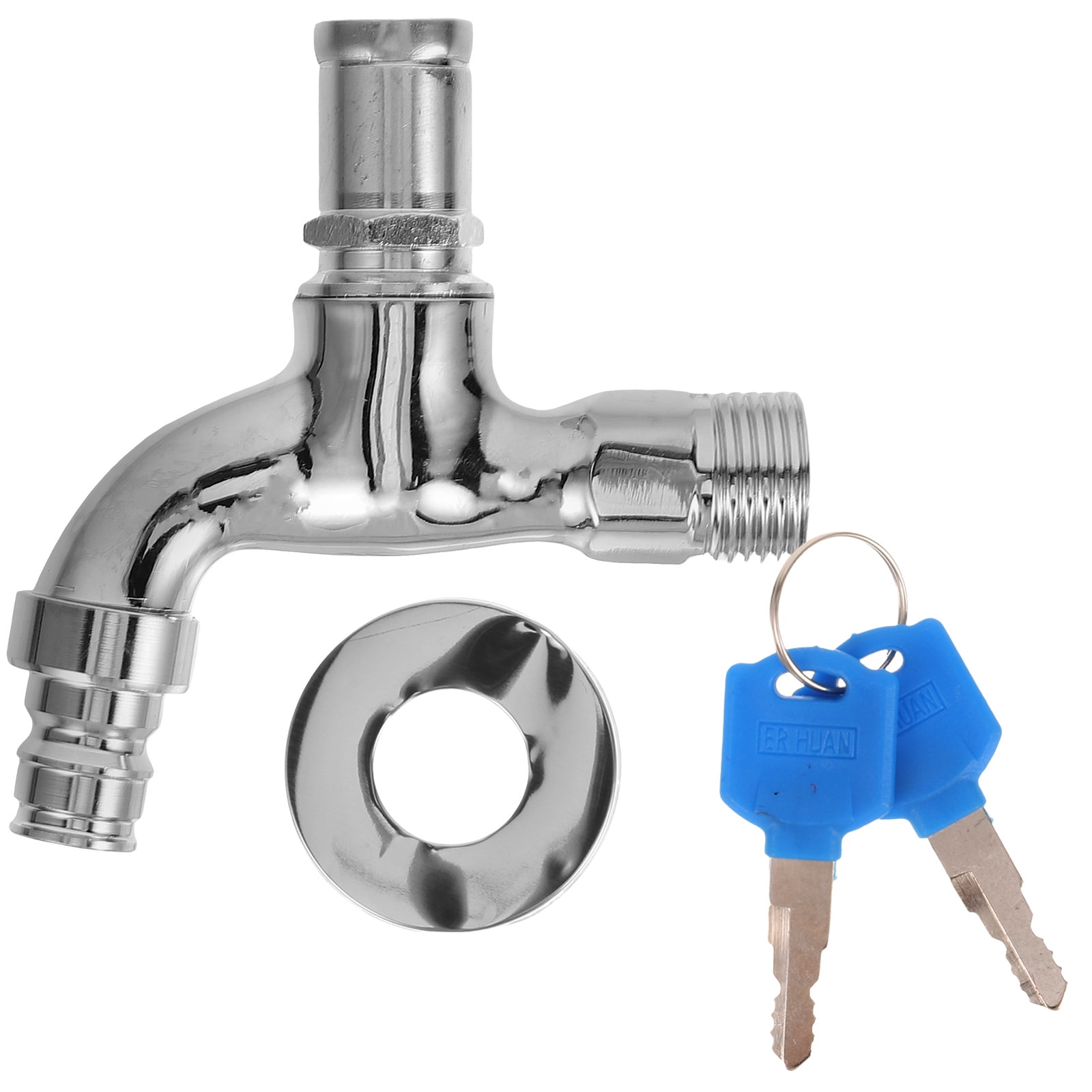 Faucet Lock Small Laundry Pool Sink outside Water Spigot Kitchen Room