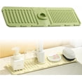 thumbnail image 1 of Faucet Mat for Kitchen Sink, 2024 New Silicone Sink Splash Guard Kitchen Draining Mat Fast Drying Stone Sink Tray Sink Protectors Sink Faucet Mat Splash Guard (Yellow, M), 1 of 5