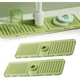 thumbnail image 1 of Faucet Mat for Kitchen Sink Kitchen Sink Mat,2024 Upgrade Kitchen Sink Splash Guard Silicone Draining Mat Fast Drying Sink Tray,Sink Splash Guard for Household Apartment Essentials, 1 of 5