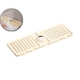 thumbnail image 1 of Faucet Mat for Kitchen Sink, Kitchen Sink Splash Guard, Outlet & Slope Upgraded Faucet Water Catcher Mat, 18" x 5.1" - Sink Sponge Holder for Kitchen, Bathroom, 1 of 5