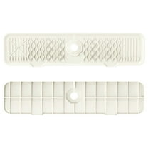 Faucet Mat for Kitchen Sink, Silicone Sink Splash Guard, Faucet Draining Mat, Dish Soap Sponge Holder, Around Faucet Bathroom Gadgets, Sink Accessories, Drying Mats Organizer