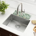 thumbnail image 1 of Faucet Mat for Kitchen Sink 15'' Sink Splash Guard Mat Super Absorbent Fast Drying Drain Pad Soft Green Marble, 1 of 9