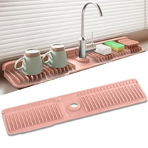 Faucet Mat for Kitchen Sink, 24 Inch Longer Silicone Sink Splash Guard