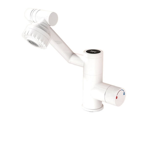 Faucet Mounted Wash Sink Smart Hydropower Basin, Hot Cold Water Mixer Tap Multifunction Hydropower, Digital Display Basin Faucet