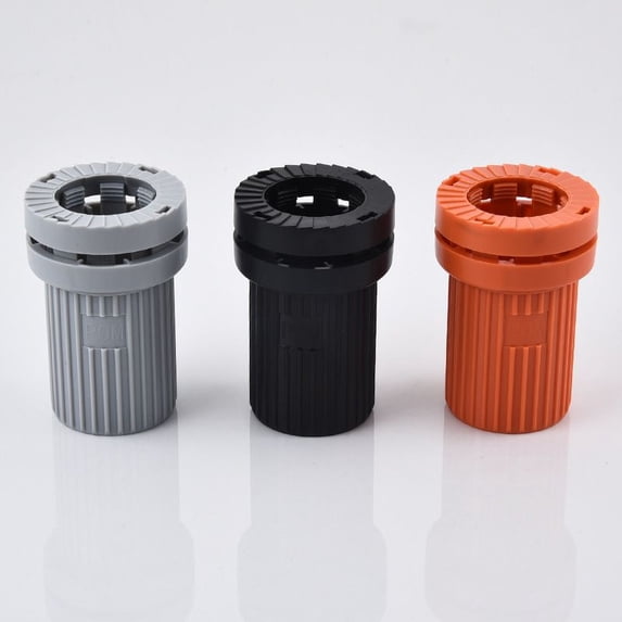 Faucet Mounting Nut with Quick-Release Base, Anti-Loosening Sink Tap Fixing Seat, Plastic Replacement for Hot and Cold Basin Faucets