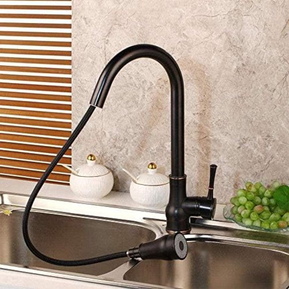 Faucet Nickel Spring Double Spray Pull-Down Mixer Two Functions Kitchen Basin Faucet Faucet Wash Basin Faucet