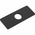 Faucet Plate Hole Tap Cover Deck Plate Stainless Steel Bathroom Kitchen Sink Black