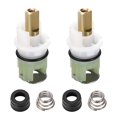 Faucet Repair Kit for 2-Handle 3-Hole Sinks Includes Cartridges Seats ...