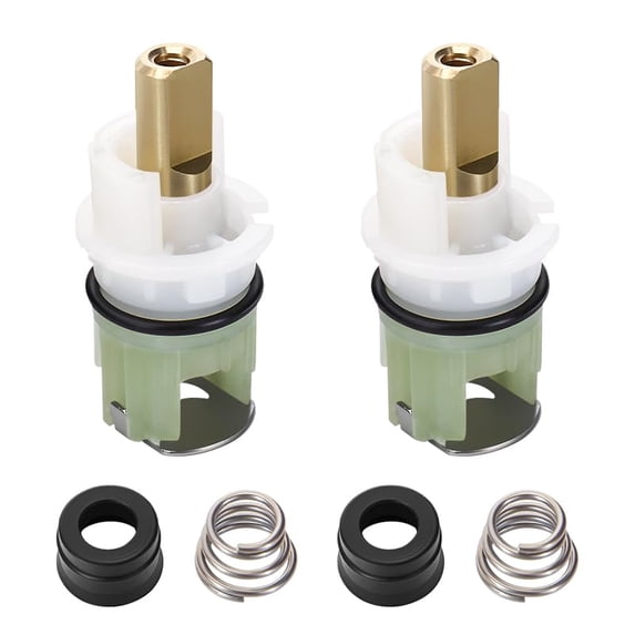 Faucet Repair Kit for 2-Handle 3-Hole Sinks Includes Cartridges Seats ...