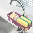 thumbnail image 1 of Faucet Shelf Kitchen Sink Drainage Rack Dishwashing Rag Sponge Sink Organizer, Wall-mounted Dish Rack, Modern Minimalist Style, Keeps Sink Area Dry, Stain Resistant, Easy Cleanup, Bamboo, 1 of 8