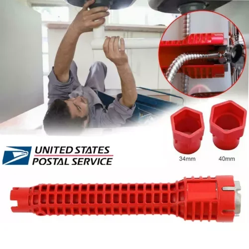 Faucet Sink Installer Multi Tool Pipe Wrench ,Plumbers Homeowners ,Spanner Tools