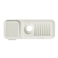 thumbnail image 1 of Faucet Sink Mat Silicone Drip Catcher Tray for Kitchen and Bathroom Faucets Waterproof and Thickened ( Beige ), 1 of 9
