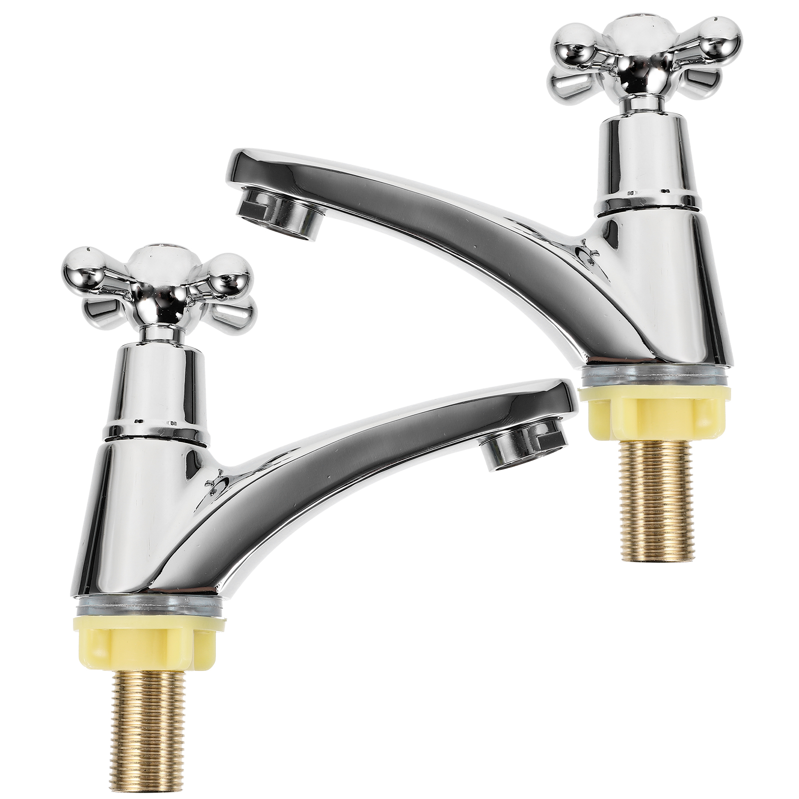 Faucet Sink Single Hole Face Basin Mop Bathroom Faucets Separate Hot and Cold Taps