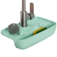 thumbnail image 1 of Faucet Splash Guard, Faucet Water Catcher Mat, Longer Sink Mat for Kitchen, Bathroom, 1 of 7
