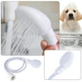 thumbnail image 1 of Faucet Sprayer Attachment Hose 4.2 ft Portable Sink Sprayer with Rubber Nozzle Handheld Pet Shower Kitchen Bathroom Laundry Tub Washing Tool, 1 of 5