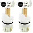 thumbnail image 1 of Faucet Stem Assembly Replacement Kit For Two Handle Faucet Repair Kit With Cartridge Seats Springs For Bathroom Faucet, 1 of 8