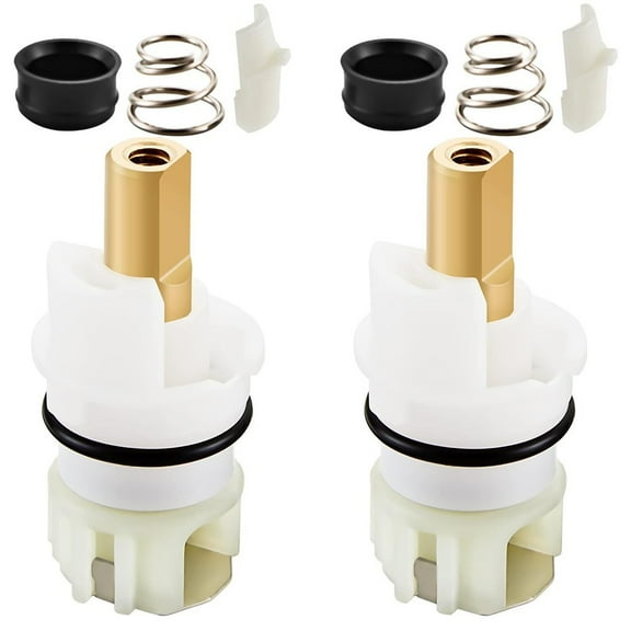 Faucet Stem Assembly Replacement Kit For Two Handle Faucet Repair Kit With Cartridge Seats Springs For Bathroom Faucet