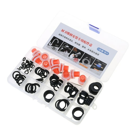 Faucet Washers & Rings Set & Plumbing Gasket Universally Rubber Washers Assortment for Faucet Hose Spigot Plumbing