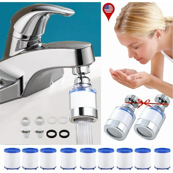 Faucet Water Filter Tap Filtration Kitchen Bathroom Sink Mount Purifier System