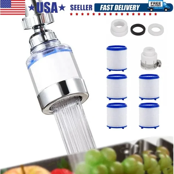 Faucet Water Filter Tap Filtration Kitchen Bathroom Sink Mount Purifier System
