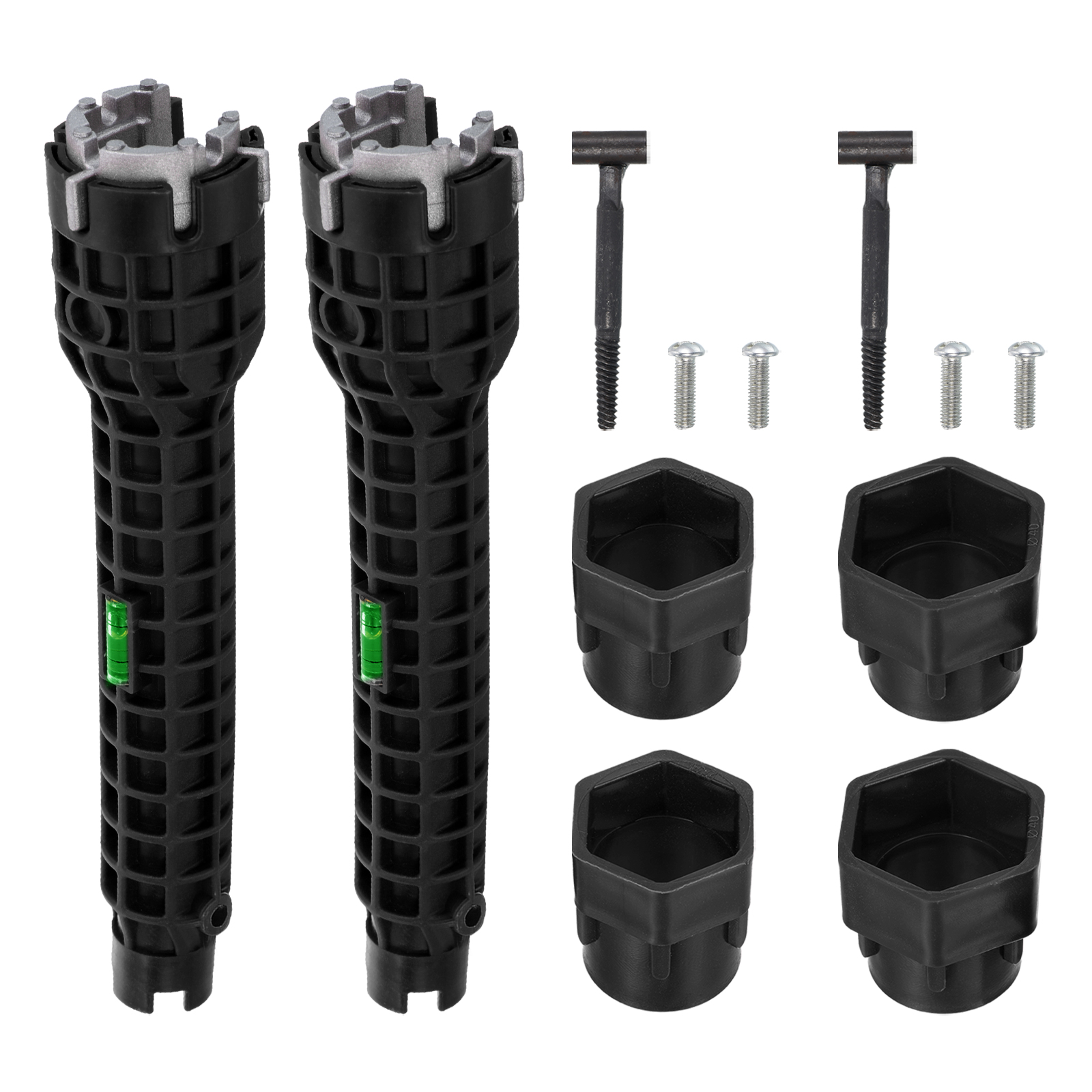 Faucet and Sink Installer, 2 Pack 8 in 1 Multipurpose Wrench Plumbing