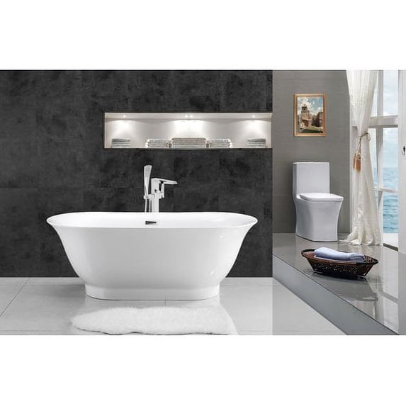 Faucet and Tub Set Streamline 67" Freestanding MH2440-100