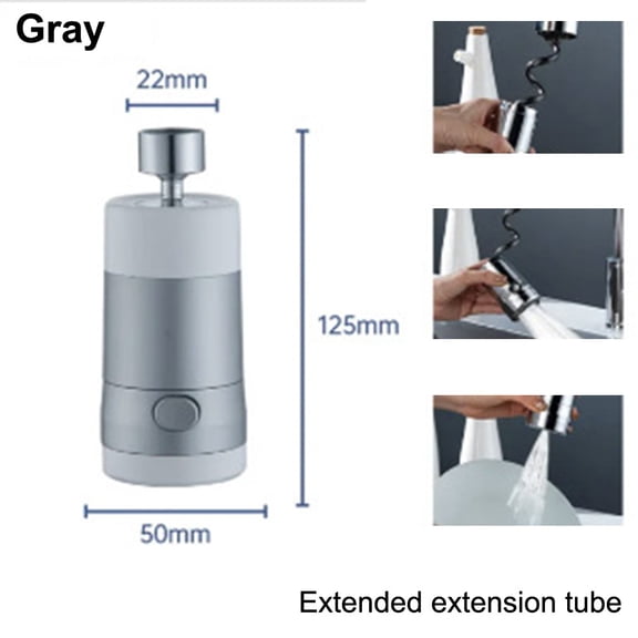 Faucet extender for 360 degree rotation 3 adjustable modes Faucet aerator