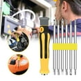 thumbnail image 1 of Faucets,6 In 1 Screwdrivers Set Small Screwdriver Sets Multipurpose Turn Screw Household Small Driver Detachable Handle Alloy Material, 1 of 9