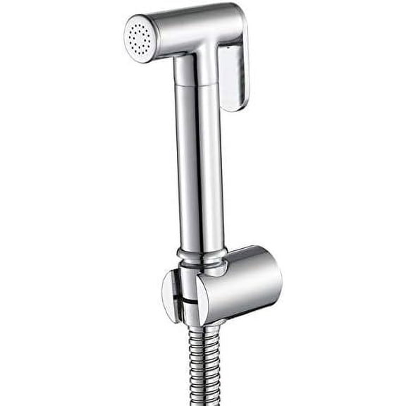 Faucets HandheldFaucet, Douche Kit ShowerSprayer Set, Toilet Shattaf Sprayer with Shower Hose and Shower Base, Brass,Gold